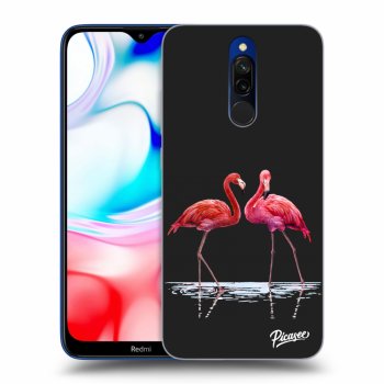 Ovitek za Xiaomi Redmi 8 - Flamingos couple