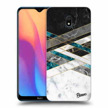 Ovitek za Xiaomi Redmi 8A - Black & White geometry