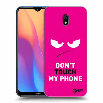 Ovitek za Xiaomi Redmi 8A - Angry Eyes - Pink