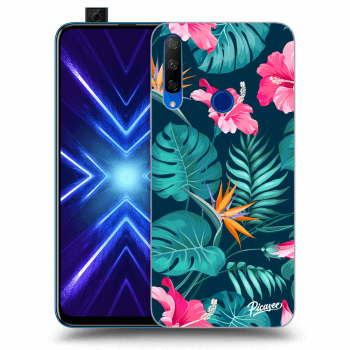 Ovitek za Honor 9X - Pink Monstera