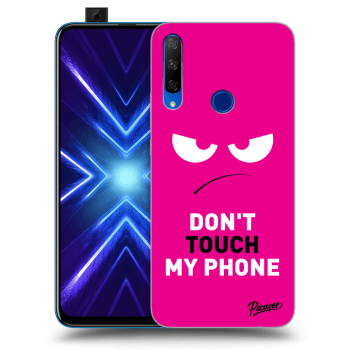 Ovitek za Honor 9X - Angry Eyes - Pink