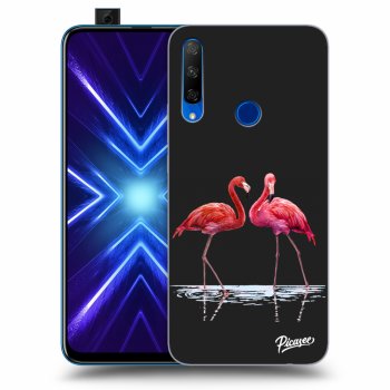 Ovitek za Honor 9X - Flamingos couple