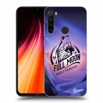 Picasee silikonski črni ovitek za Xiaomi Redmi Note 8T - Wolf