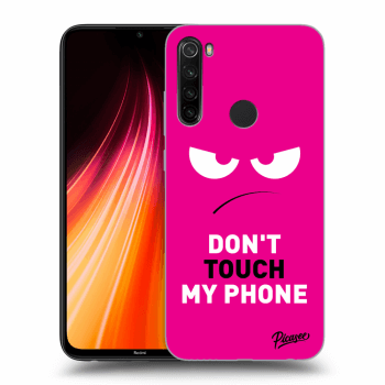 Ovitek za Xiaomi Redmi Note 8T - Angry Eyes - Pink