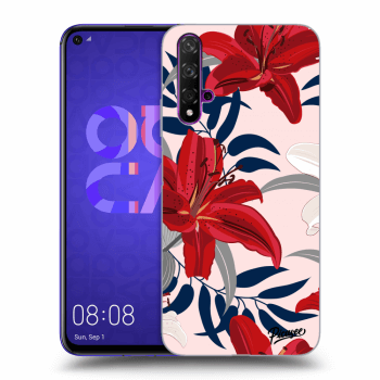 Ovitek za Huawei Nova 5T - Red Lily