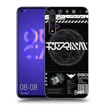 Picasee silikonski črni ovitek za Huawei Nova 5T - BLACK DISCO