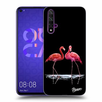 Ovitek za Huawei Nova 5T - Flamingos couple