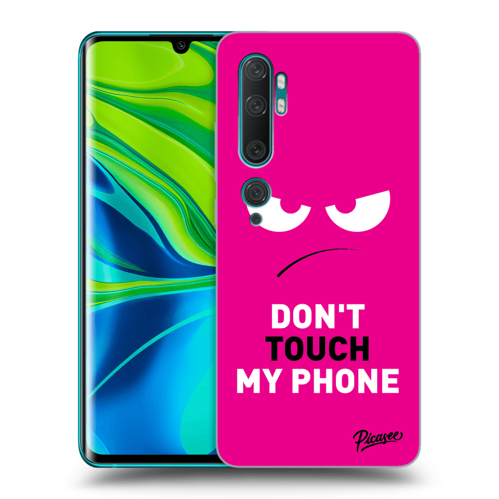 Picasee ULTIMATE CASE za Xiaomi Mi Note 10 (Pro) - Angry Eyes - Pink