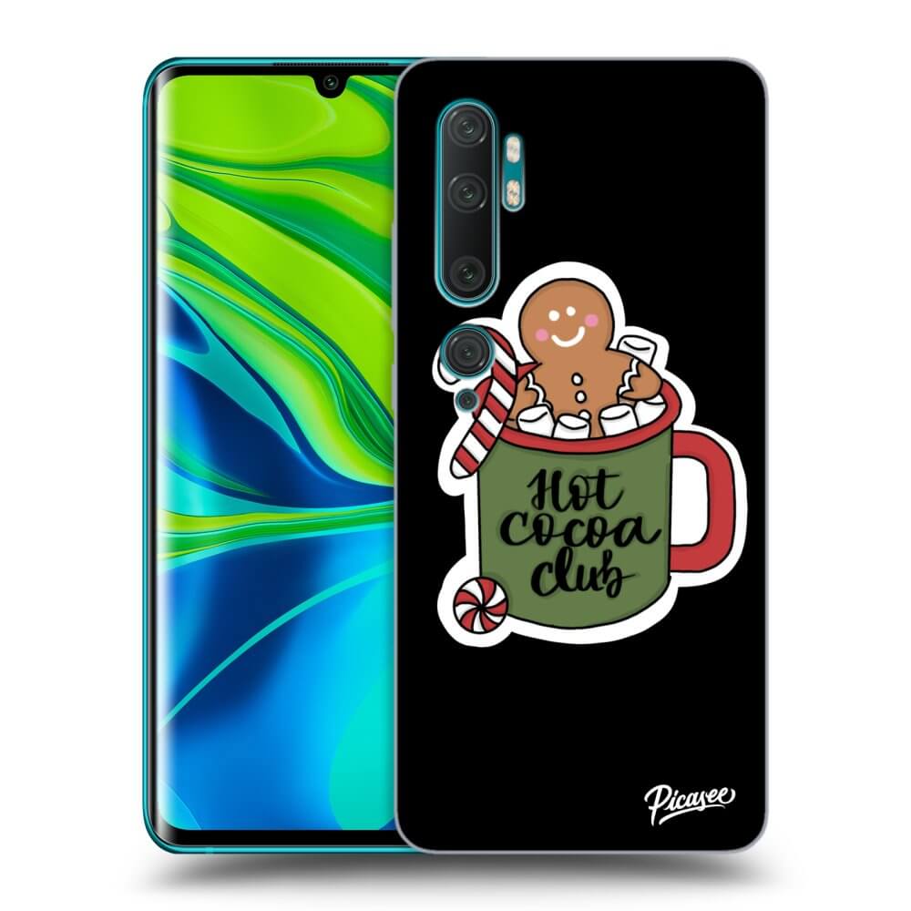 Picasee silikonski črni ovitek za Xiaomi Mi Note 10 (Pro) - Hot Cocoa Club