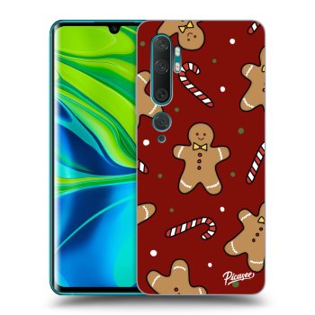 Picasee silikonski črni ovitek za Xiaomi Mi Note 10 (Pro) - Gingerbread 2