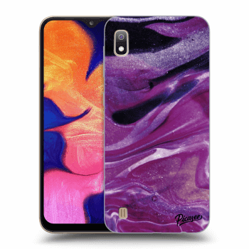 Ovitek za Samsung Galaxy A10 A105F - Purple glitter