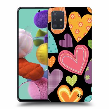 Ovitek za Samsung Galaxy A51 A515F - Colored heart