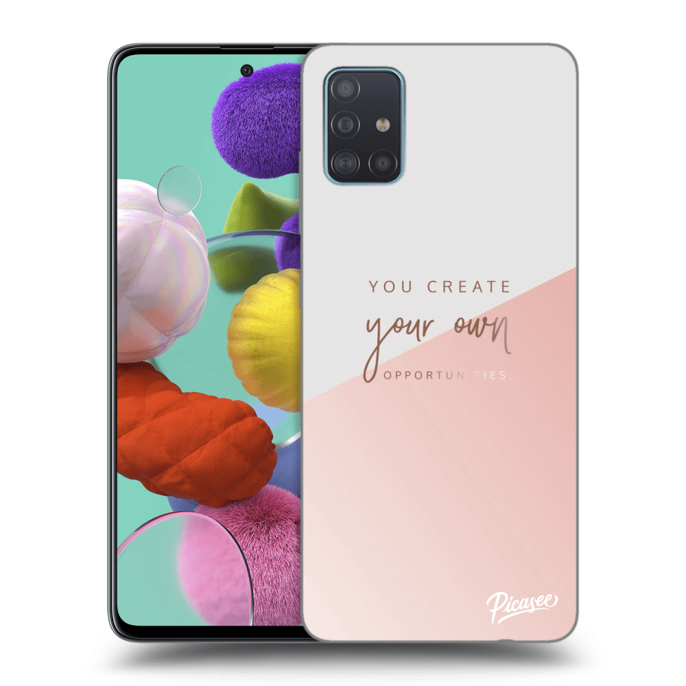 Picasee silikonski črni ovitek za Samsung Galaxy A51 A515F - You create your own opportunities