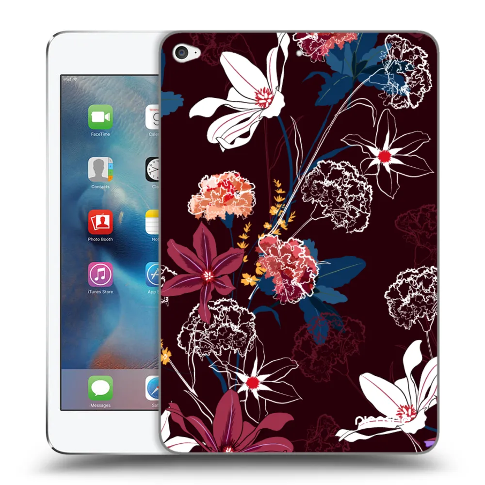 Picasee silikonski prozorni ovitek za Apple iPad mini 4 - Dark Meadow