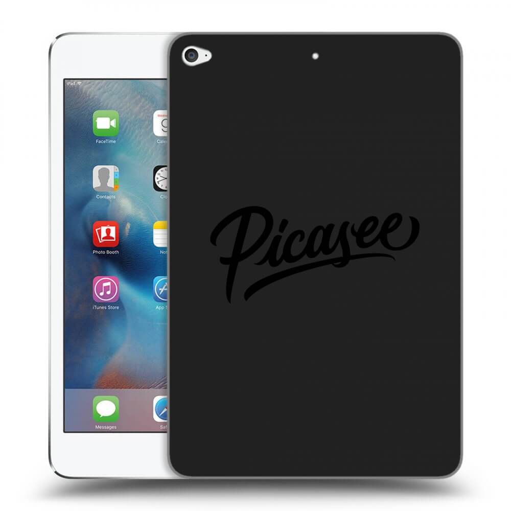 Picasee silikonski črni ovitek za Apple iPad mini 4 - Picasee - old logo - black