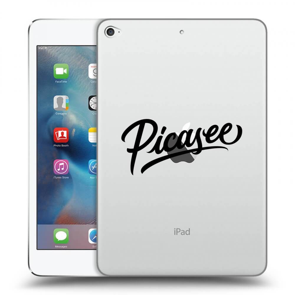 Picasee silikonski prozorni ovitek za Apple iPad mini 4 - Picasee - black