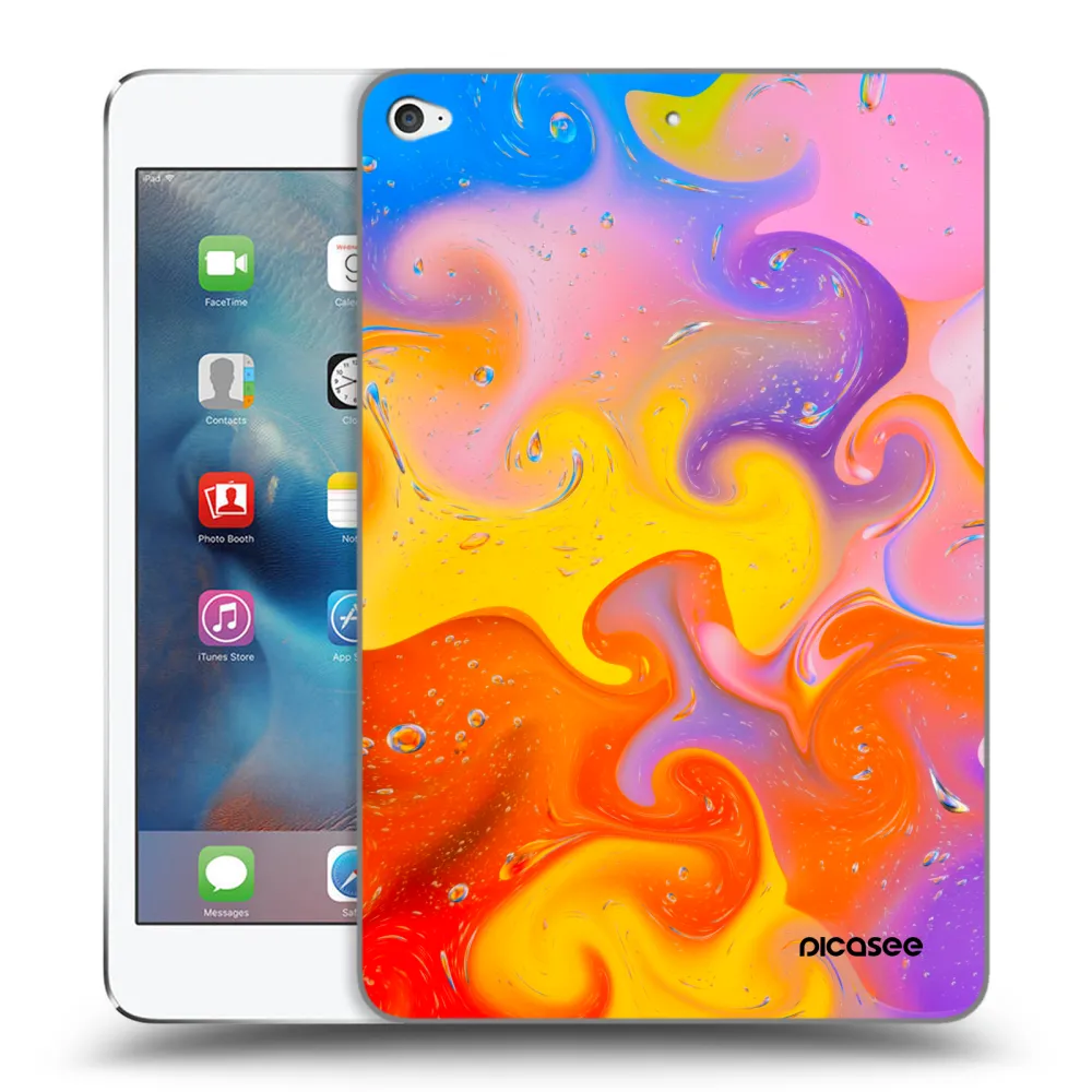 Picasee silikonski prozorni ovitek za Apple iPad mini 4 - Bubbles