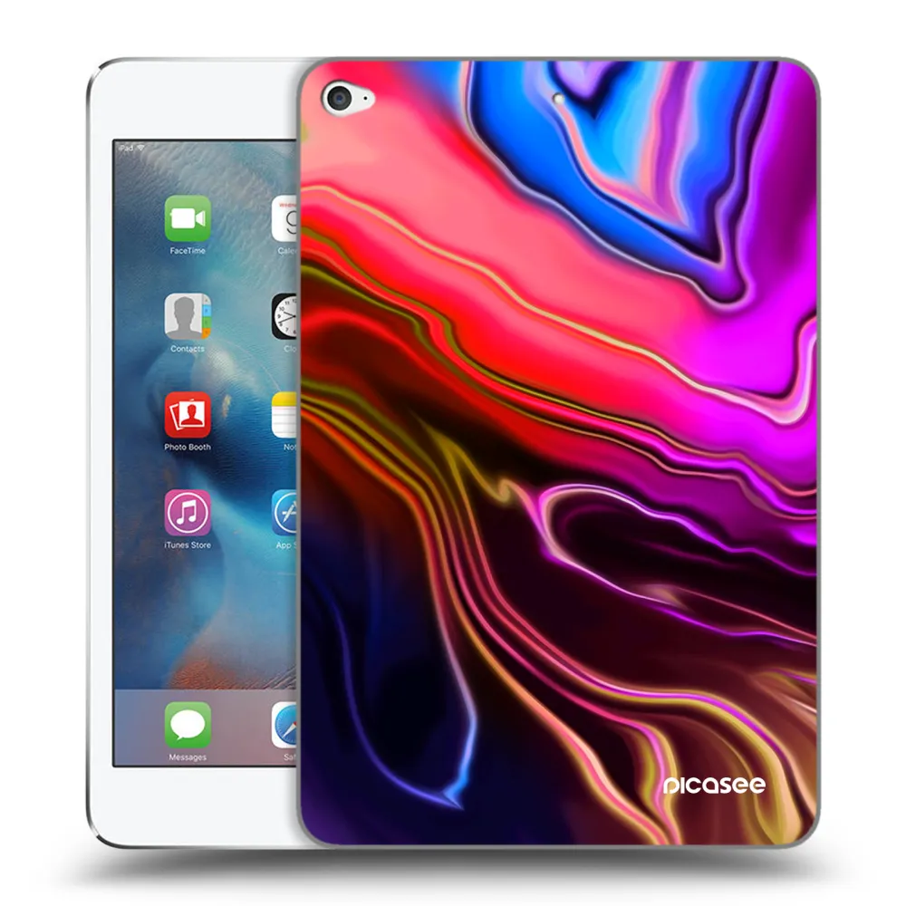 Picasee silikonski prozorni ovitek za Apple iPad mini 4 - Electric