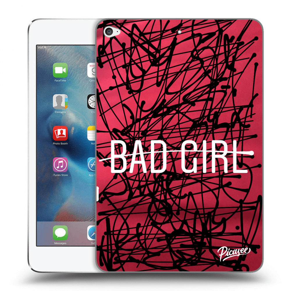 Picasee silikonski črni ovitek za Apple iPad mini 4 - Bad girl