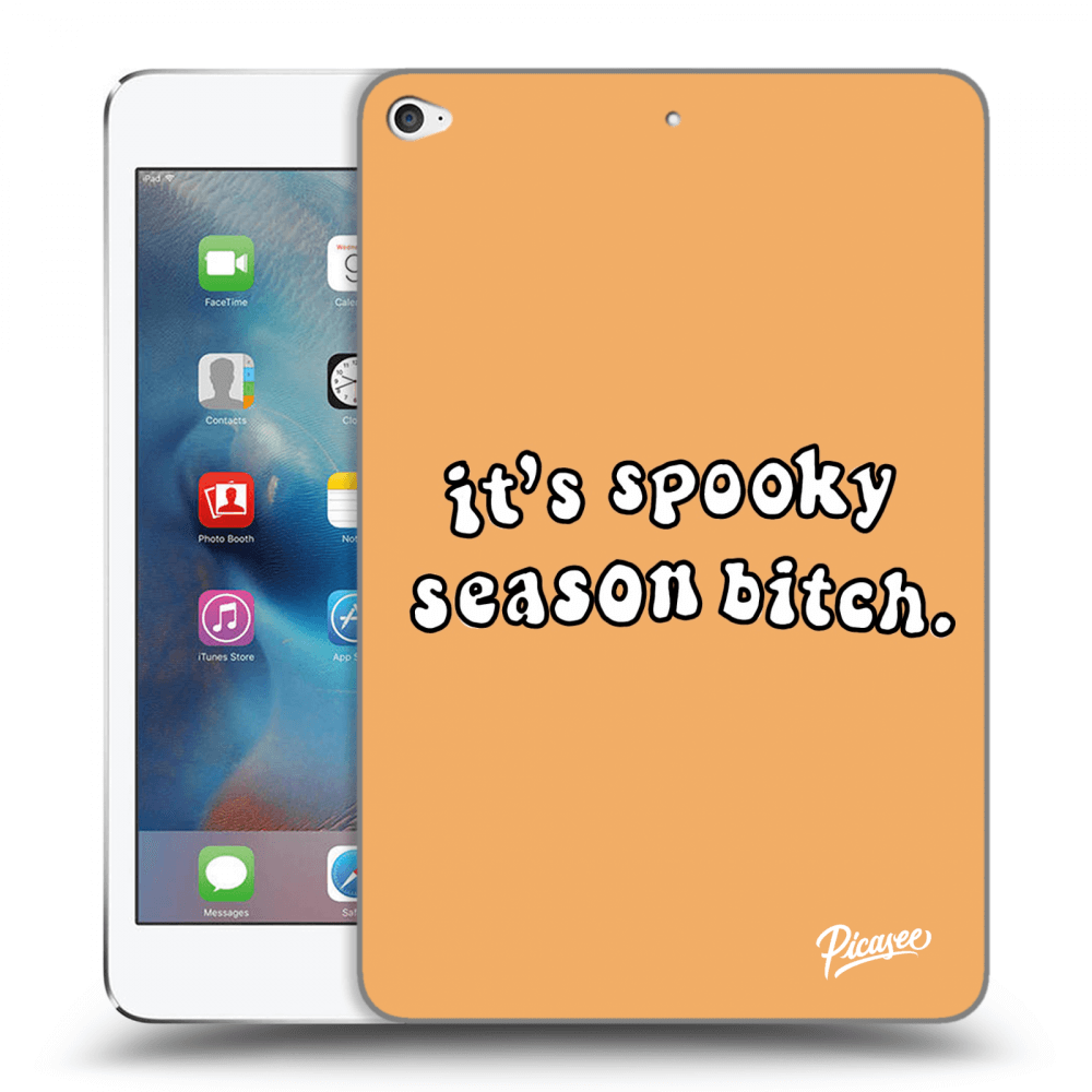 Picasee silikonski črni ovitek za Apple iPad mini 4 - Spooky season