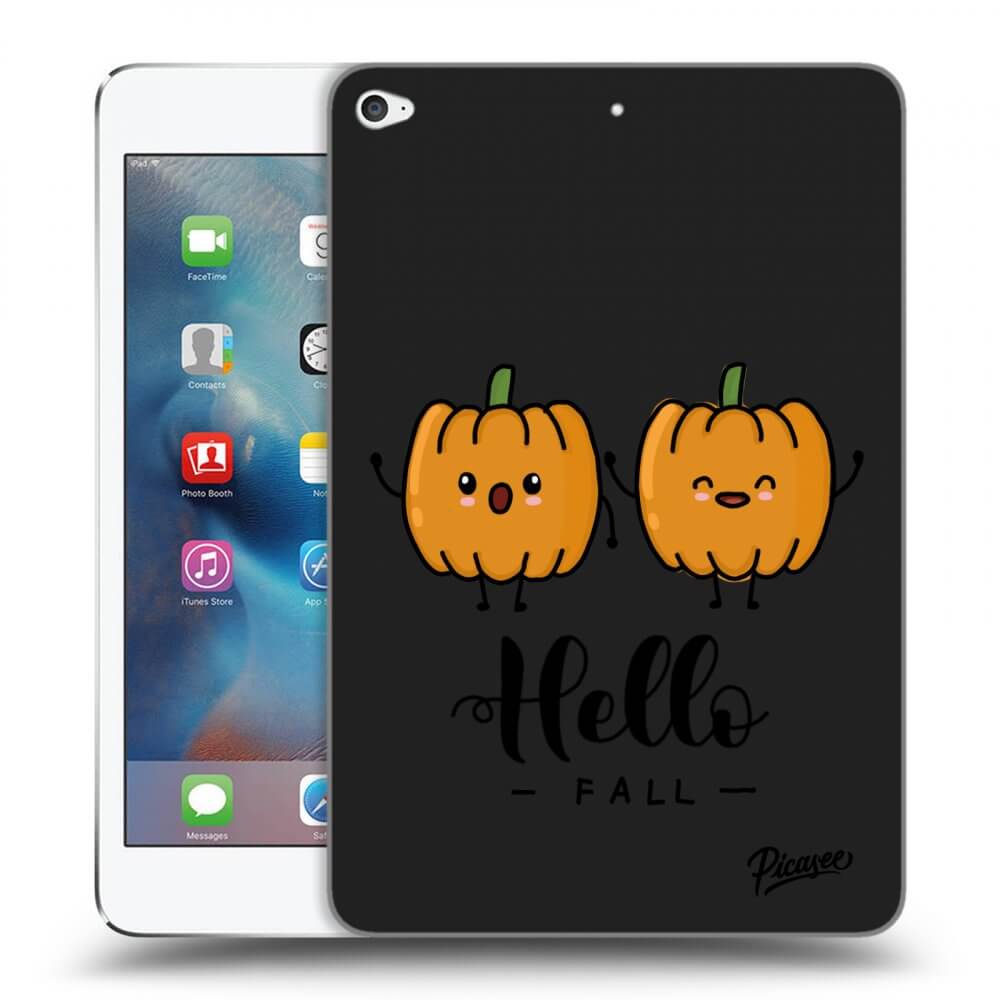 Picasee silikonski črni ovitek za Apple iPad mini 4 - Hallo Fall