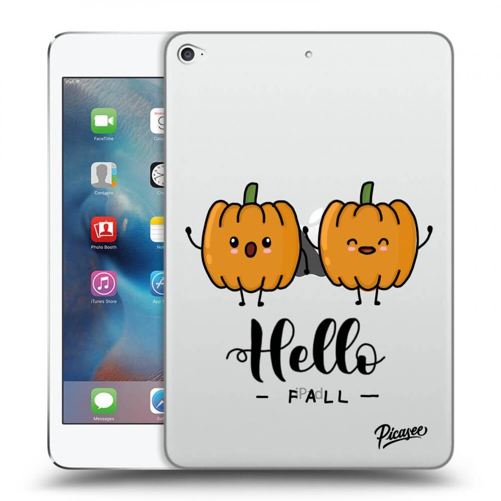 Picasee silikonski prozorni ovitek za Apple iPad mini 4 - Hallo Fall