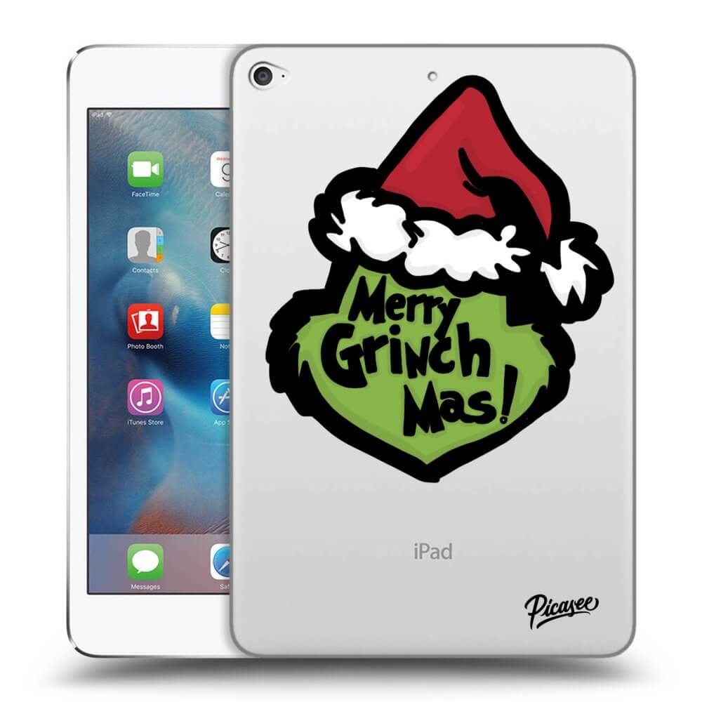 Picasee silikonski prozorni ovitek za Apple iPad mini 4 - Grinch 2