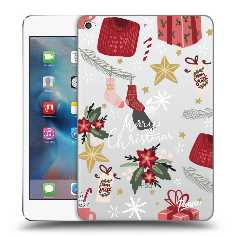 Picasee silikonski prozorni ovitek za Apple iPad mini 4 - Christmas