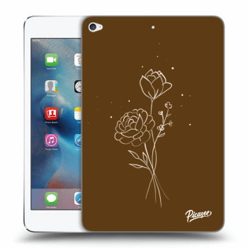 Ovitek za Apple iPad mini 4 - Brown flowers