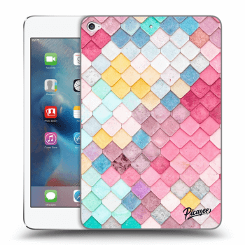Picasee silikonski prozorni ovitek za Apple iPad mini 4 - Colorful roof