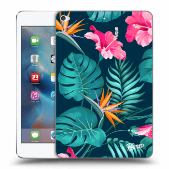 Picasee silikonski prozorni ovitek za Apple iPad mini 4 - Pink Monstera