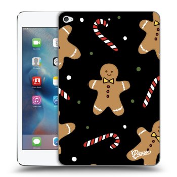Picasee silikonski črni ovitek za Apple iPad mini 4 - Gingerbread