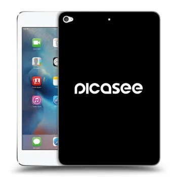 Picasee silikonski črni ovitek za Apple iPad mini 4 - Picasee - new logo - white