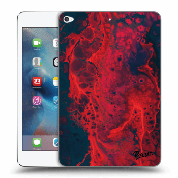 Picasee silikonski prozorni ovitek za Apple iPad mini 4 - Organic red