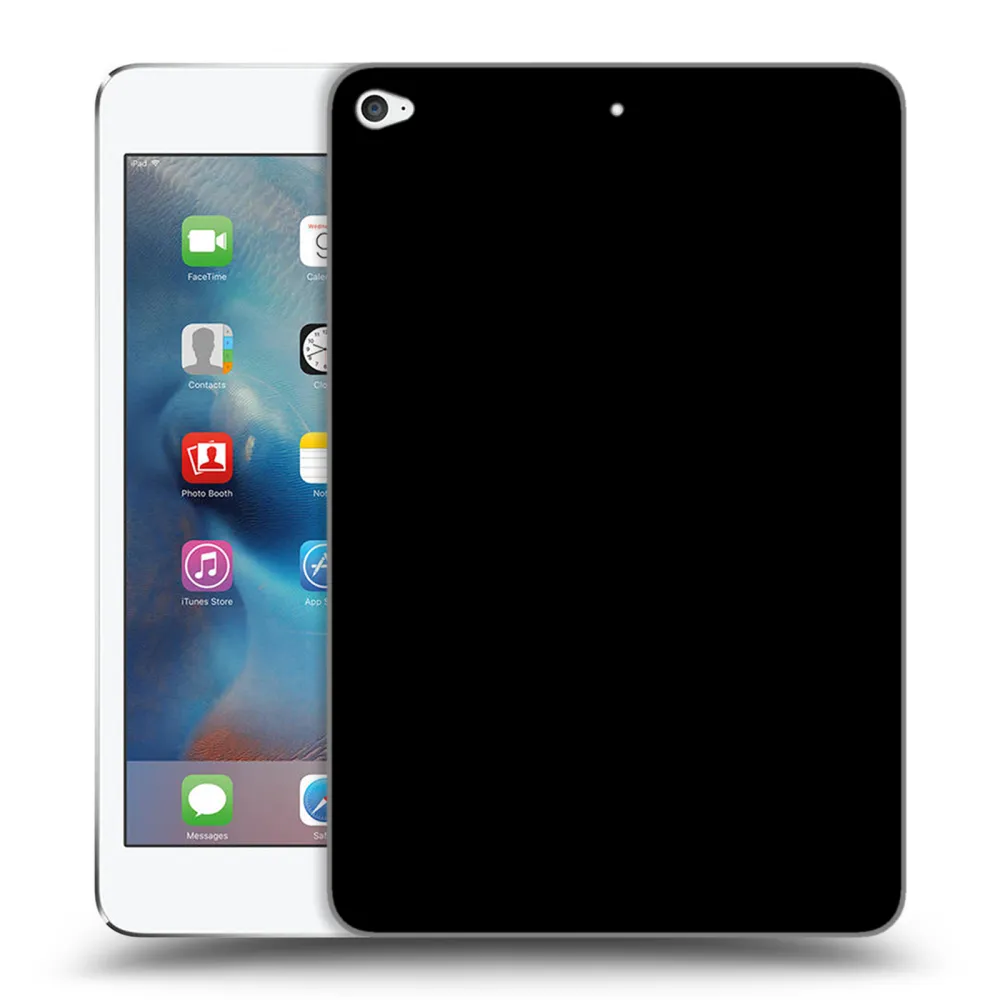 Picasee silikonski črni ovitek za Apple iPad mini 4 - Picasee - new logo - black