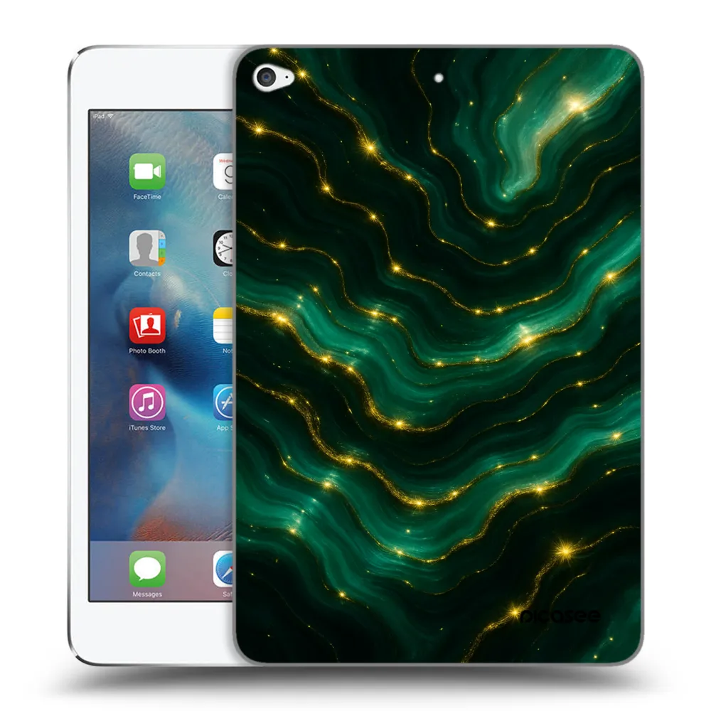 Picasee silikonski prozorni ovitek za Apple iPad mini 4 - Emerald