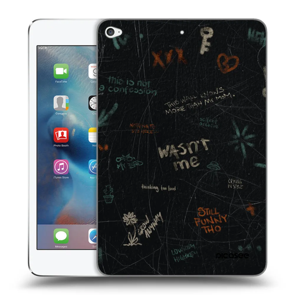 Picasee silikonski prozorni ovitek za Apple iPad mini 4 - CONFESSION