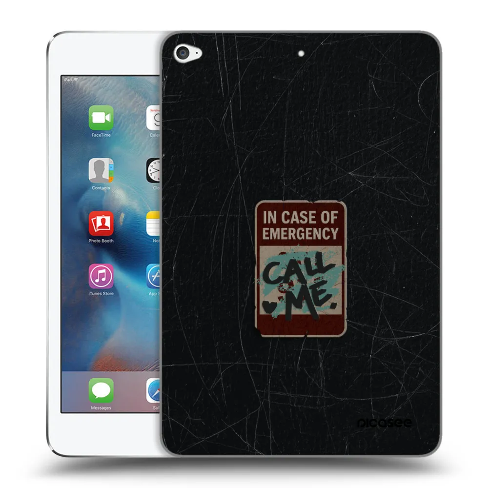 Picasee silikonski prozorni ovitek za Apple iPad mini 4 - EMERGENCY