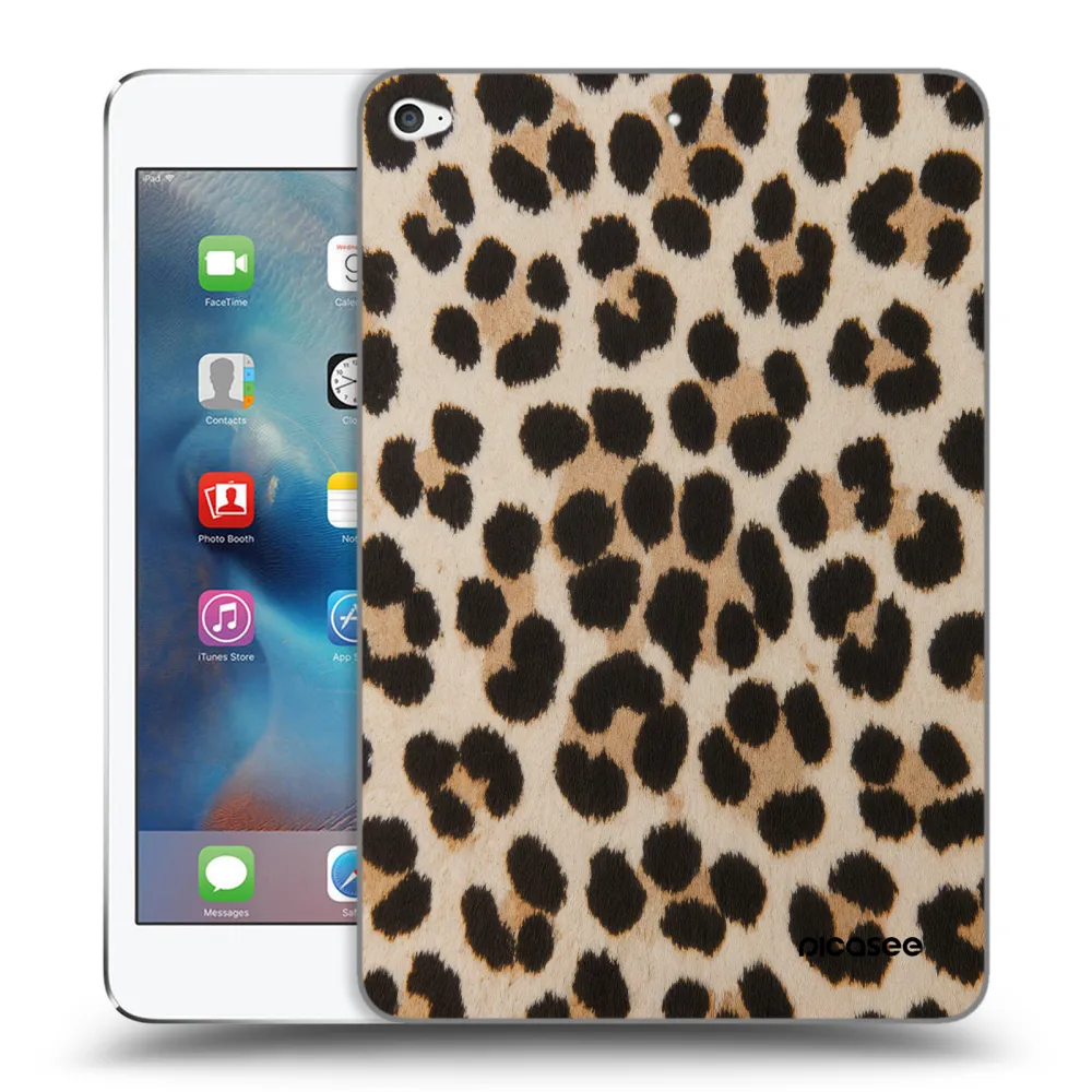 Picasee silikonski prozorni ovitek za Apple iPad mini 4 - Brown Tiger