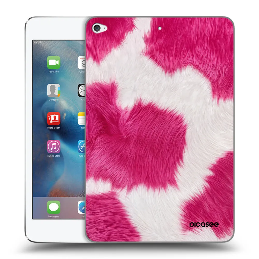 Picasee silikonski prozorni ovitek za Apple iPad mini 4 - Pink Moo