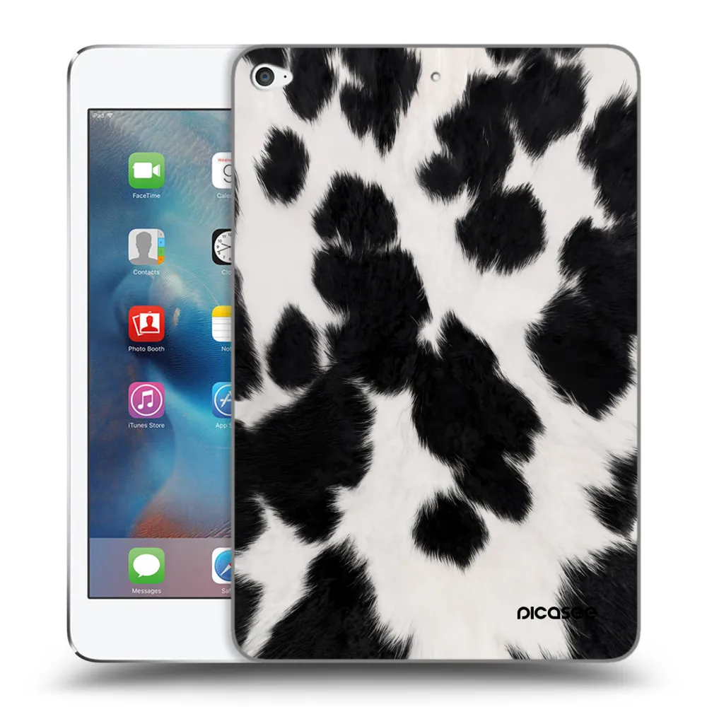 Picasee silikonski prozorni ovitek za Apple iPad mini 4 - Black Moo
