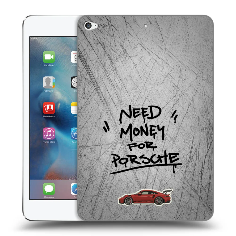 Picasee silikonski prozorni ovitek za Apple iPad mini 4 - Grey Drift
