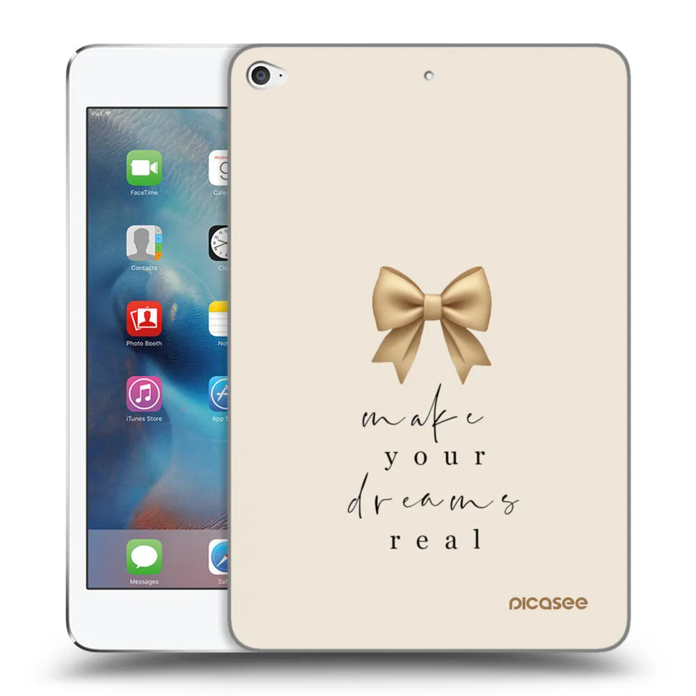 Picasee silikonski prozorni ovitek za Apple iPad mini 4 - Golden Dream