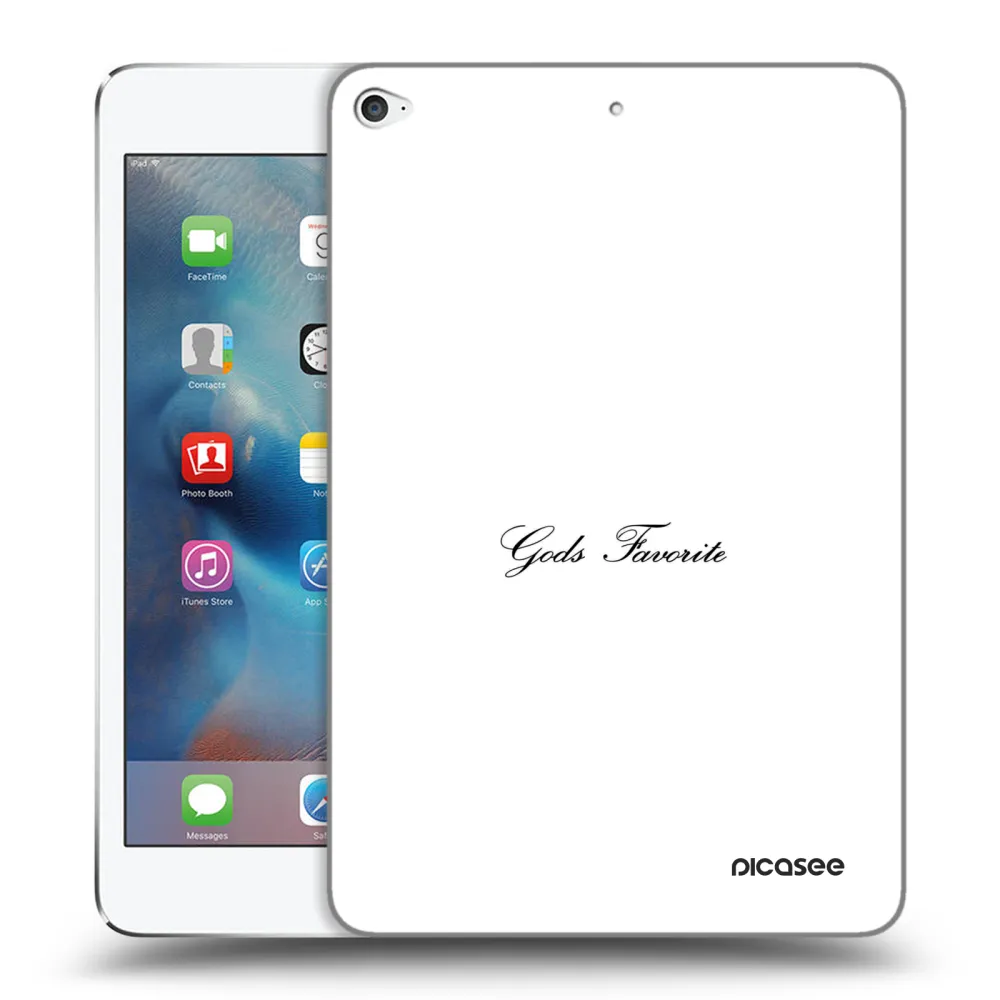 Picasee silikonski prozorni ovitek za Apple iPad mini 4 - Gods Favorite
