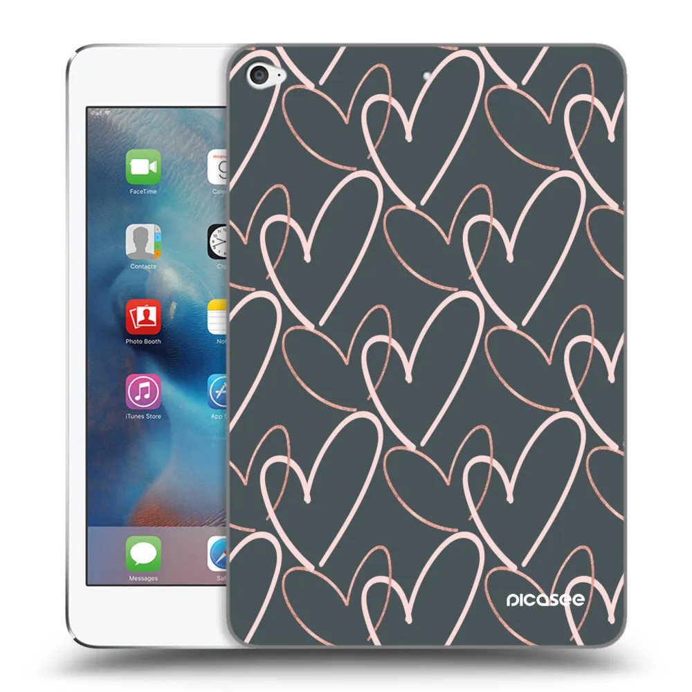 Picasee silikonski prozorni ovitek za Apple iPad mini 4 - Lots of love