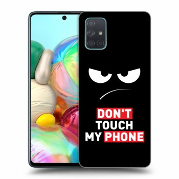 Ovitek za Samsung Galaxy A71 A715F - Angry Eyes - Transparent