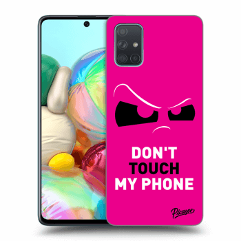 Ovitek za Samsung Galaxy A71 A715F - Cloudy Eye - Pink