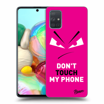 Ovitek za Samsung Galaxy A71 A715F - Evil Eye - Pink