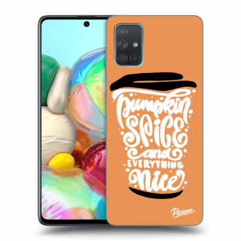 Ovitek za Samsung Galaxy A71 A715F - Pumpkin coffee