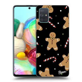 Picasee silikonski črni ovitek za Samsung Galaxy A71 A715F - Gingerbread